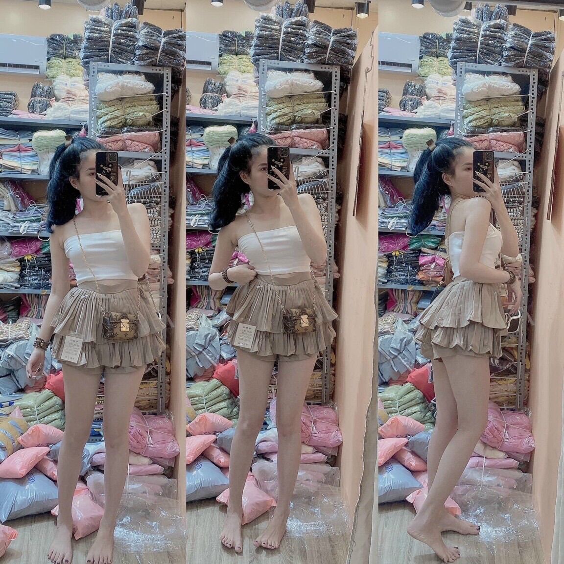 Hcm sét bộ chân váy chuẩn shop