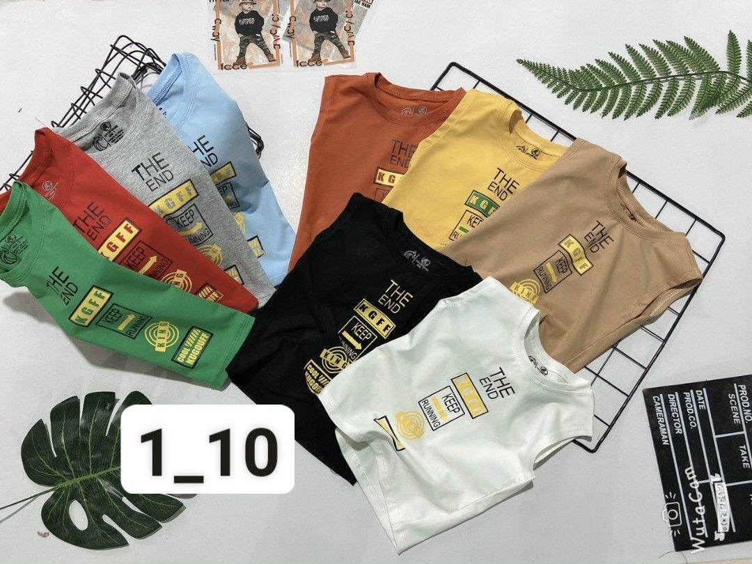 Áo ba lỗ cho bé trai size 8-17kg