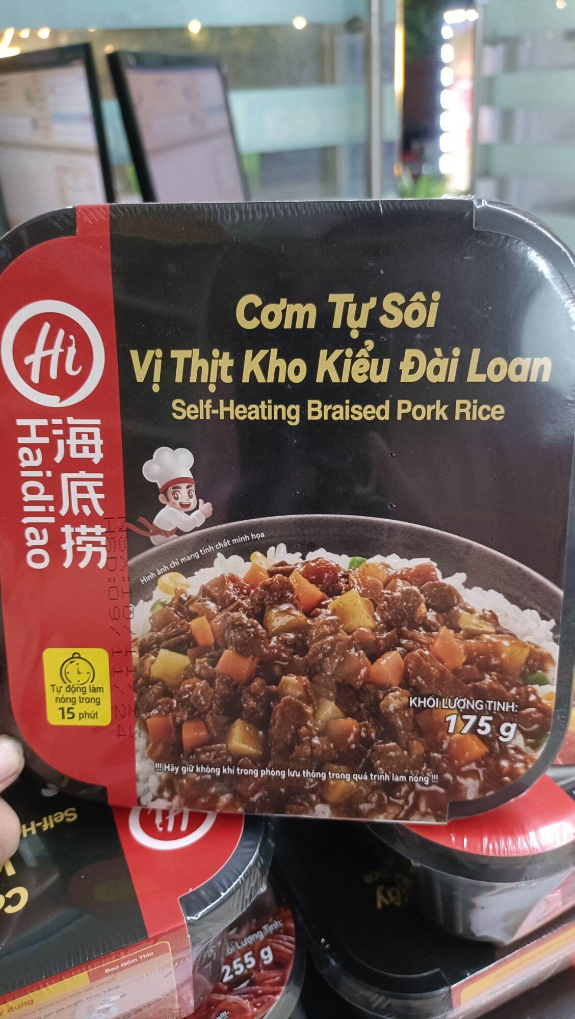 Cơm tự sôi Hadilao vị nấm cay/bò kho/cari gà/cari khoai tây/thịt kho