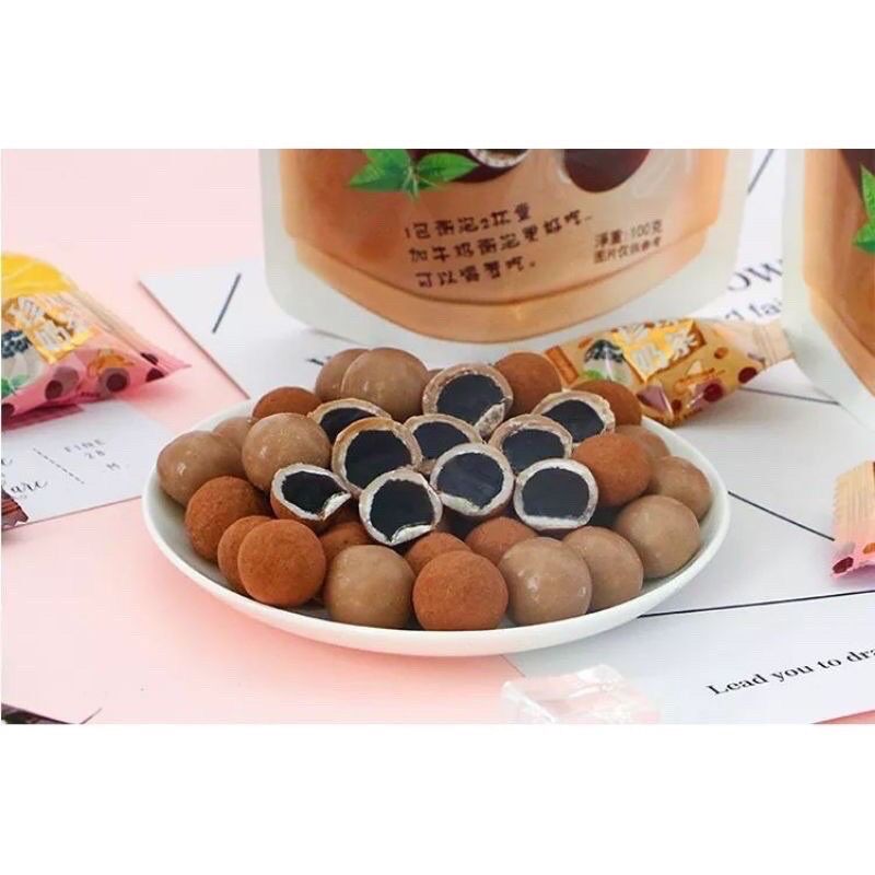 KẸO TRÀ SỮA TRÂN CHÂU ĐƯỜNG ĐEN