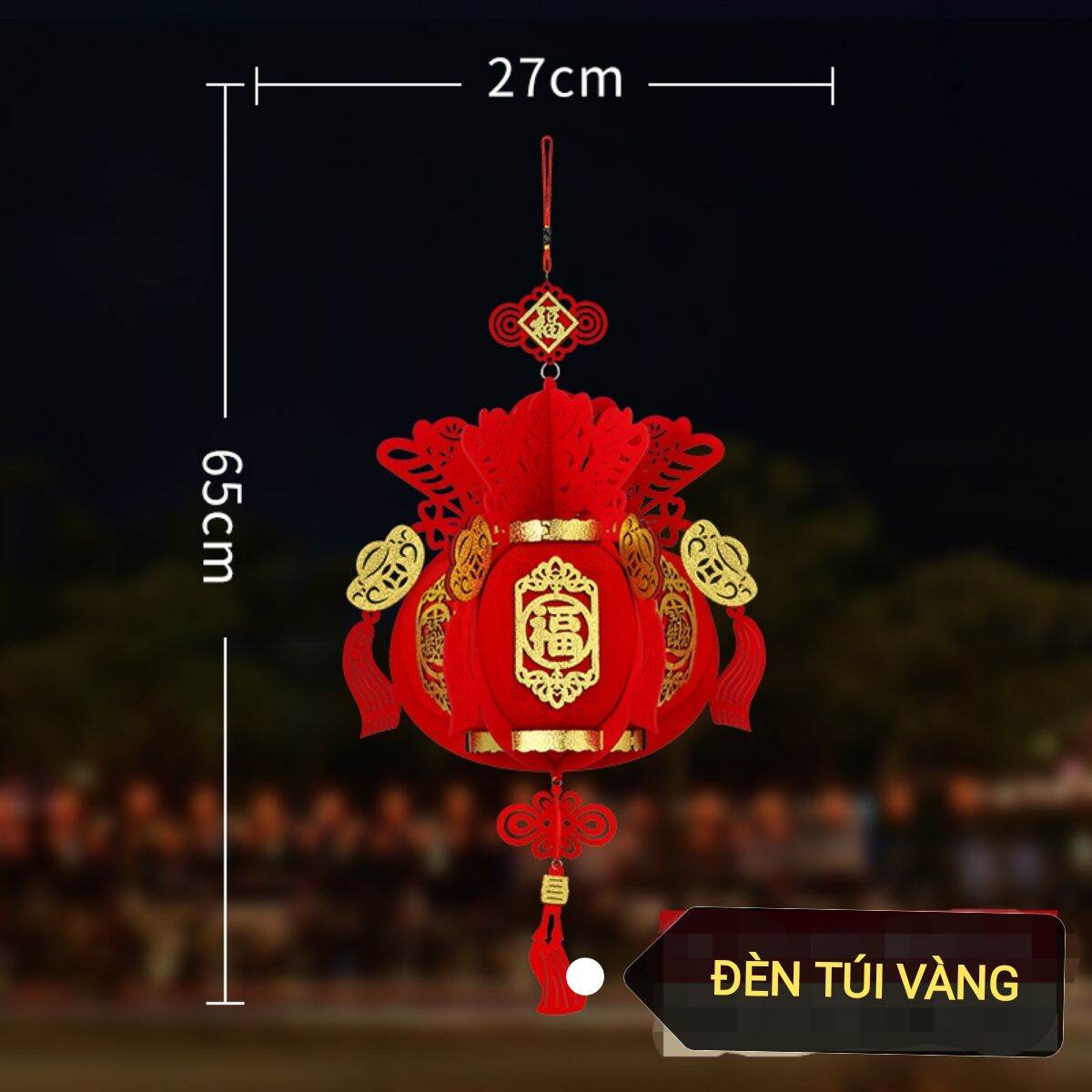 Lồng đèn DYI trang trí độc đáo vải không dệt