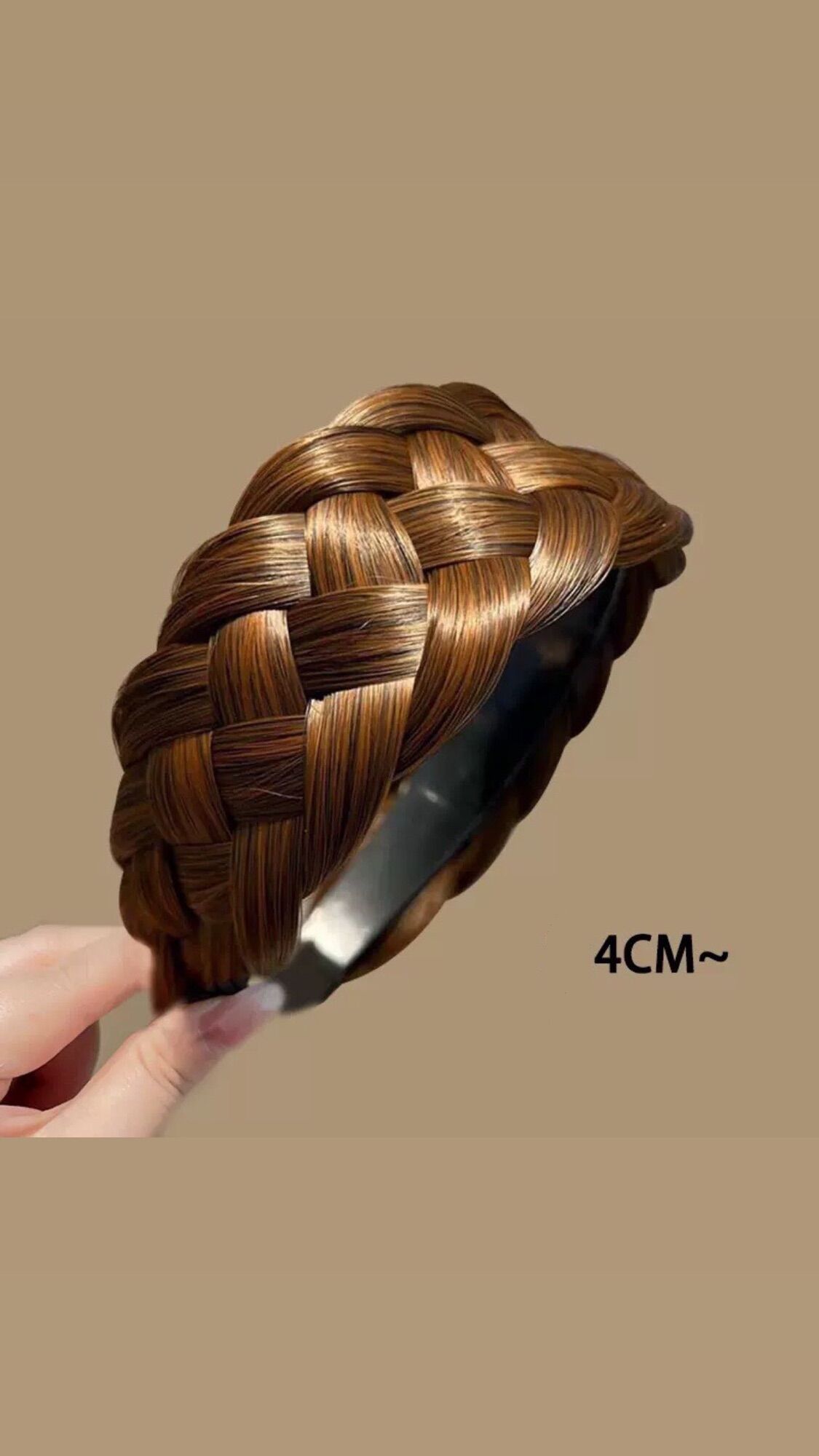 Bờm Cài Tóc Bện Tóc Bản To Cao Cấp
