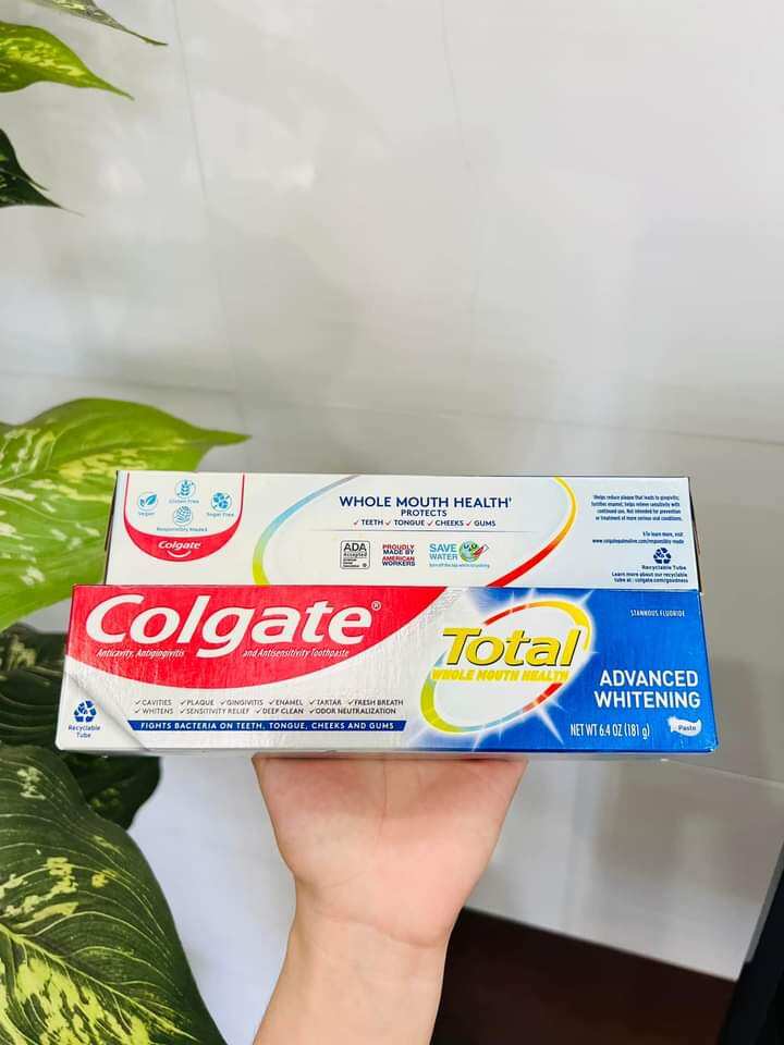 kem đánh răng Colgate total ADVANCED WHITENING 181g- Mỹ