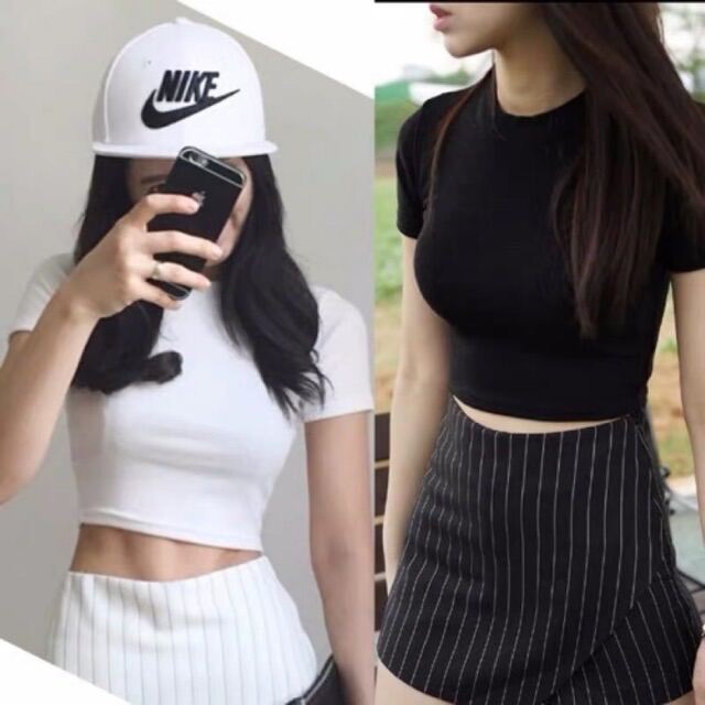 Áo croptop body nữ mặc bốn mùa