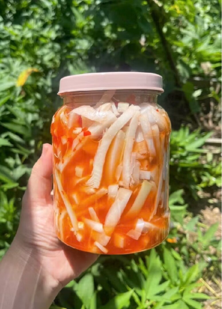 Đặc Sản Yên Bái Măng Bát Độ Ngâm Tỏi Ớt 300g
