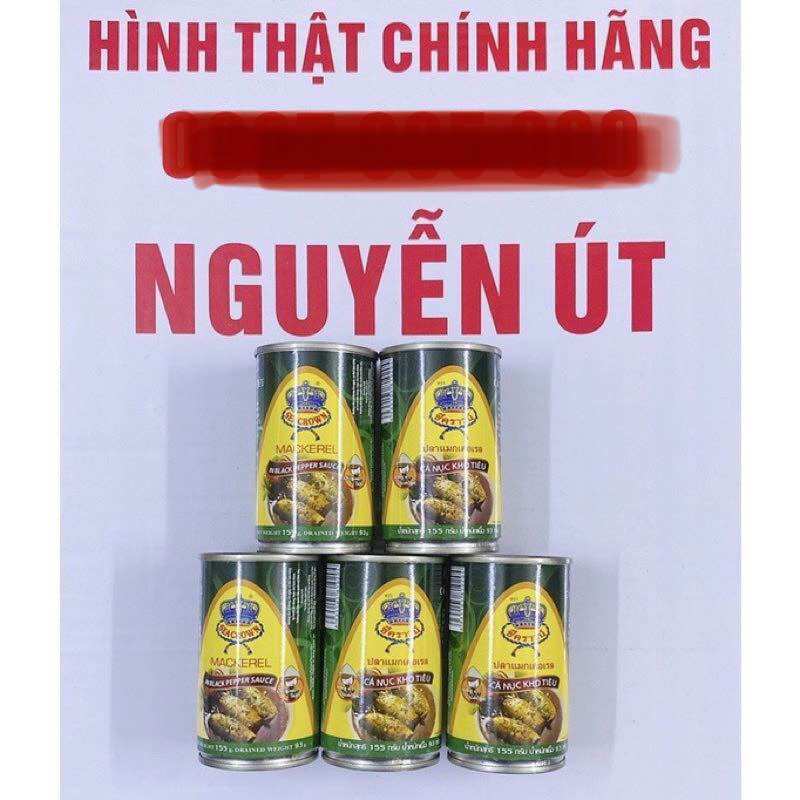 [HCM]cá nục kho tiêu 5 hộp 155g
