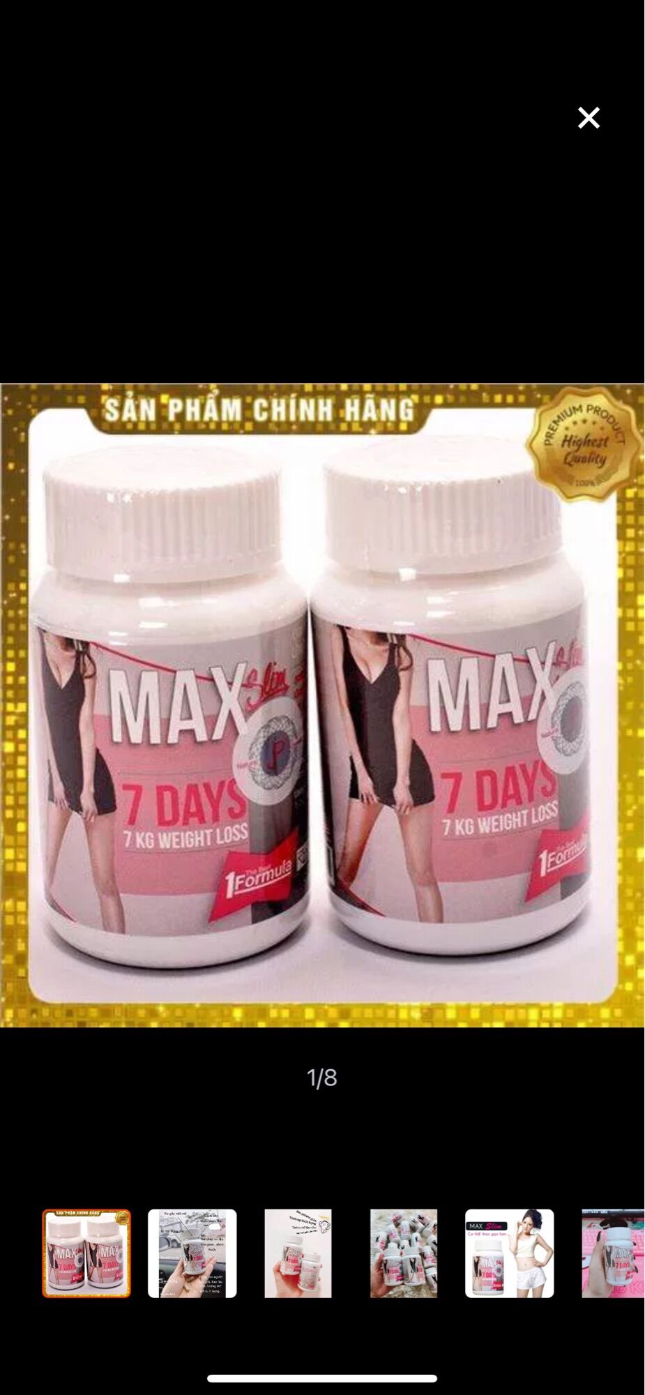 Giảm cân Max slim 7 day Thái Lan 30 viên
