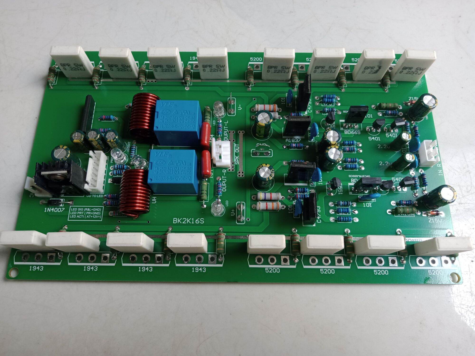 mạch công suất 16 sò stereo 800w