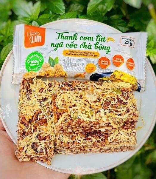 Thanh cơm gạo lứt ngũ cốc (rong biển) 10gói net 220g