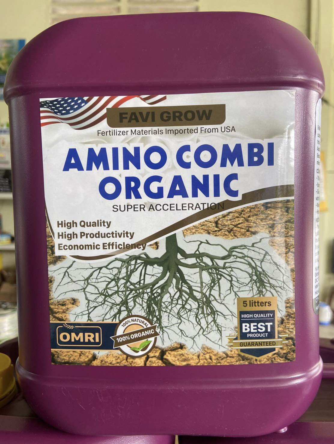 Phân bón AMINO COMBI ORGANIC thúc đẩy sự phát triển rễ thân lá - kéo dài đọt theo định hướng - khoẻ đọt - tược nhiều - mập - hạn chế nấm hại - vi rút xâm nhập.