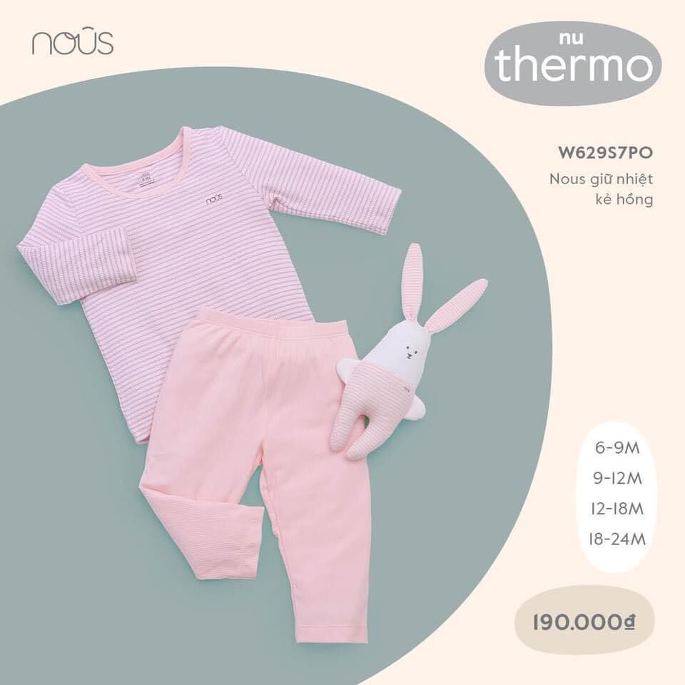 Bộ giữ nhiệt nous cho bé thu đông