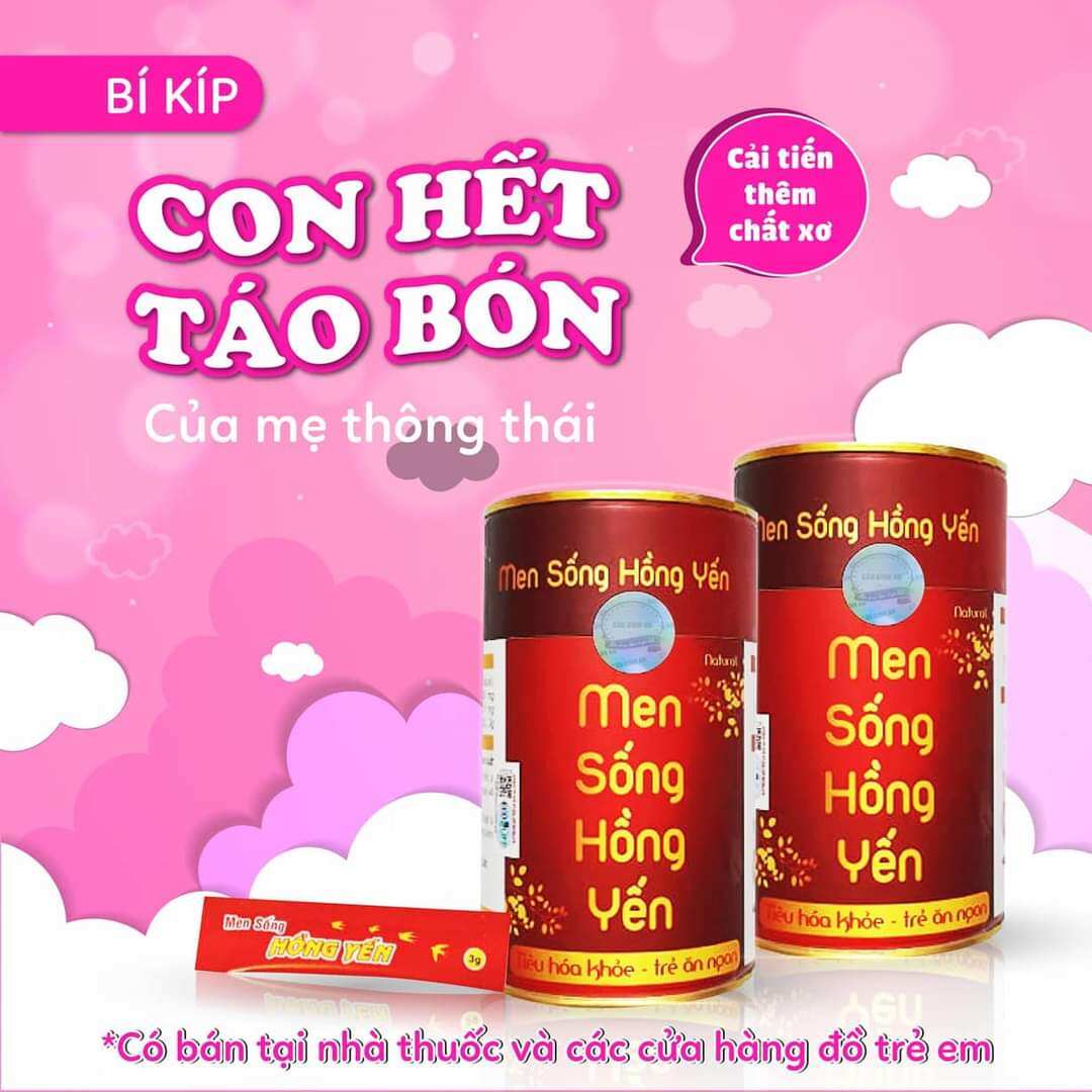 Men vi sinh Hồng Yến Cầu Bình An