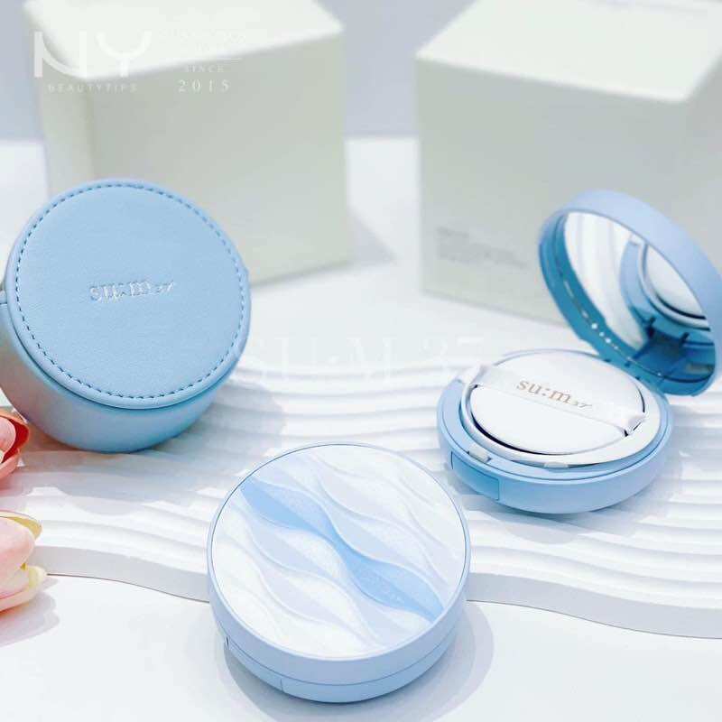 Phấn nước cấp ẩm sum37 water full cc cushion perfect finish special set kèm 2 lõi 15g