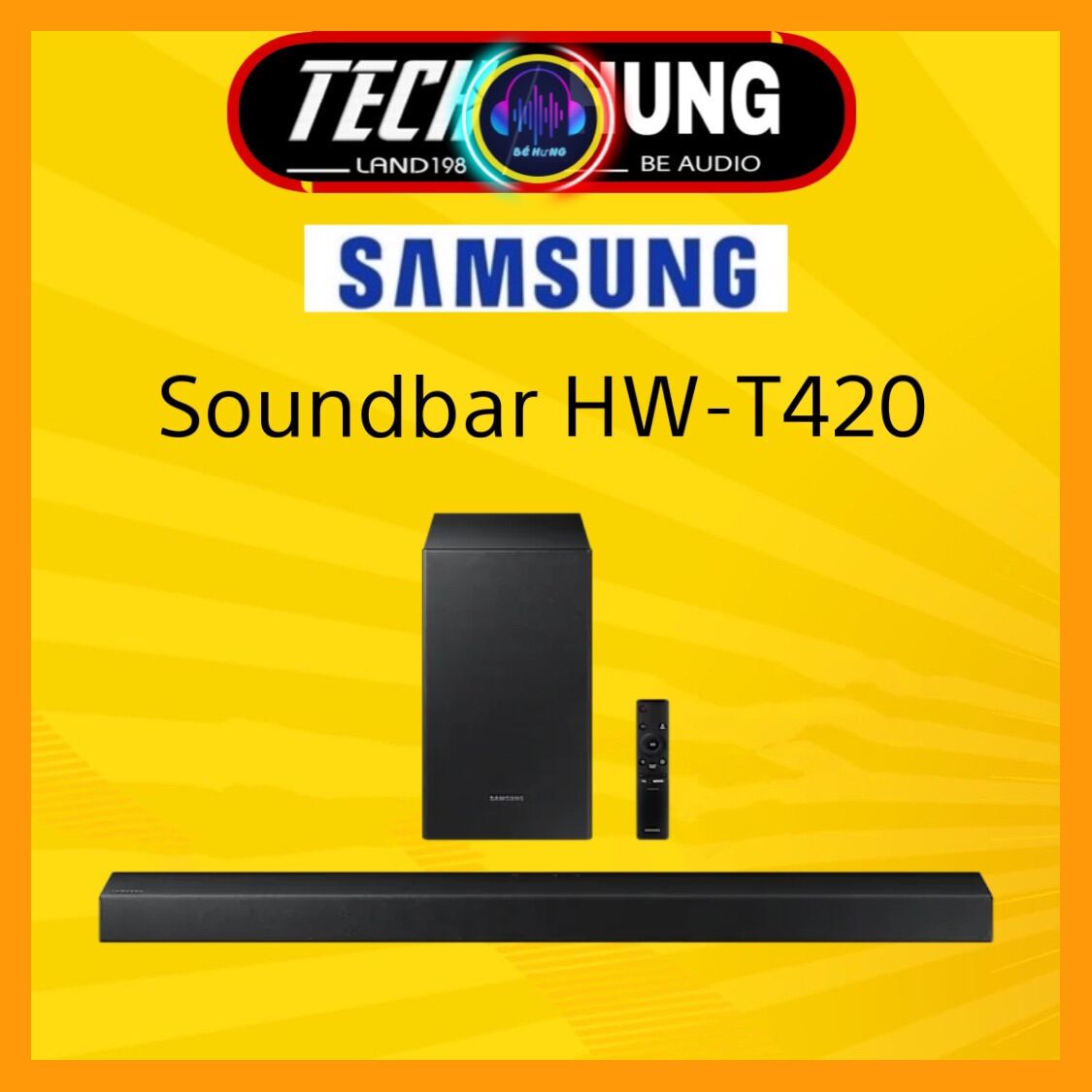 Loa thanh Soundbar Samsung HW - T420 2.1ch hàng chính hãng 100% bảo hành 12 tháng