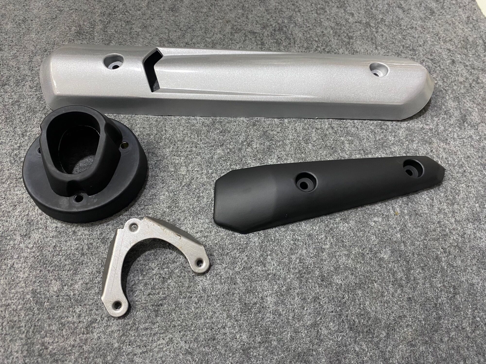 Combo chụp Tfx ốp pô Spark chế gắn mọi dòng xe