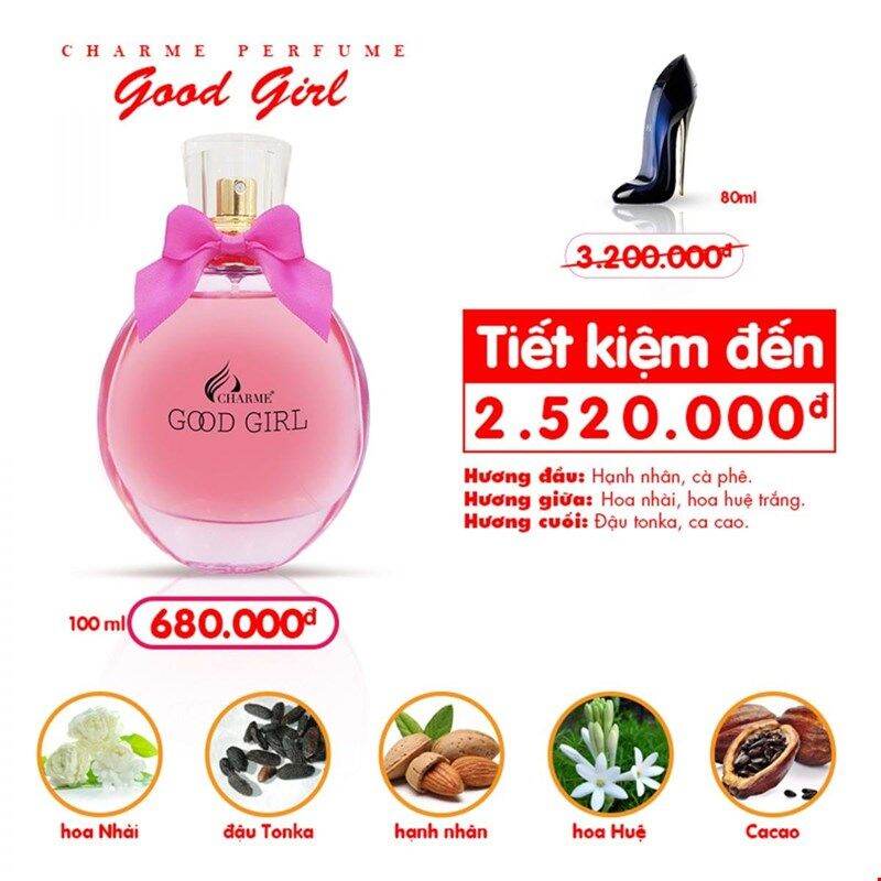 Nước Hoa Nữ Goodgril 100Ml