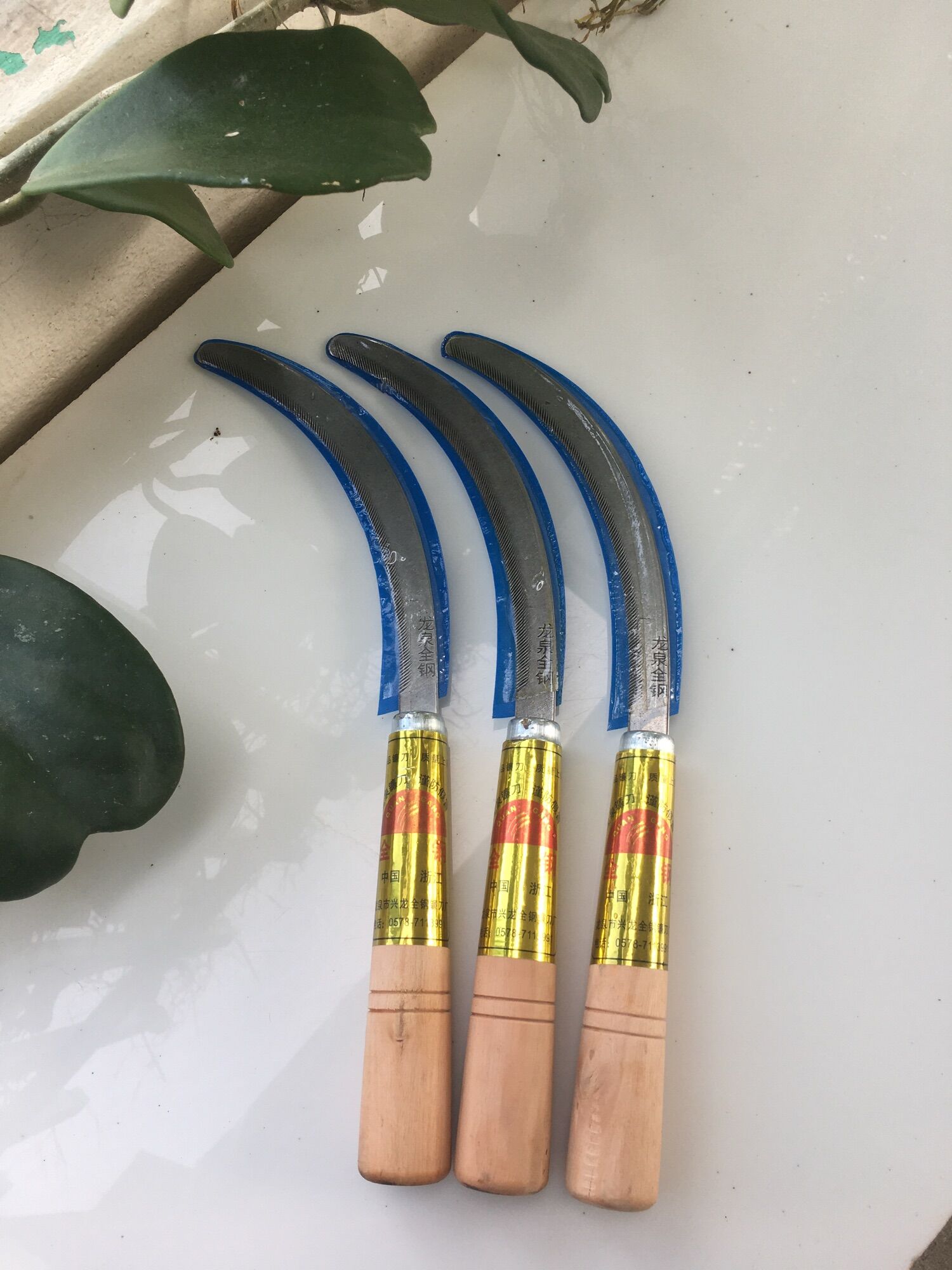 SET 3 CÂY LIỀM CÁN GỖ CẮT DỪA,CỎ VOI