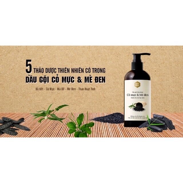 Dầu Gội Thảo Dược Cỏ Mực Mè Đen Giành Cho Tóc Bạc Sớm Cam Kết Sản Phẩm Đúng Mô Tả Chất Lượng Đảm Bảo
