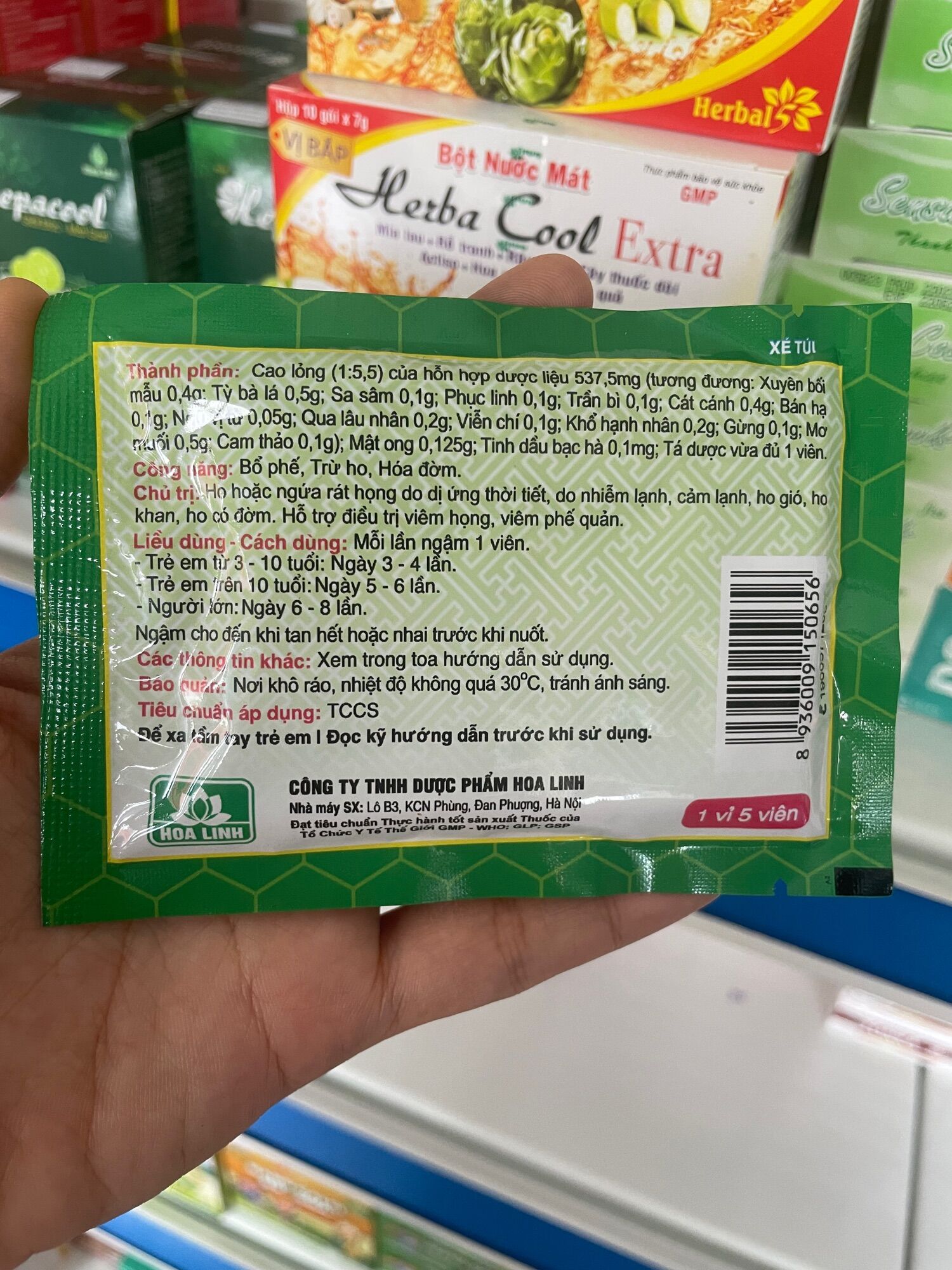 Viên Ngậm Bảo Thanh - vỉ 5viên