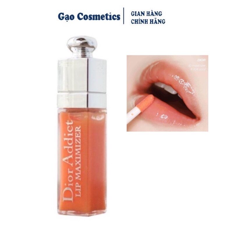 🇫🇷 bill pháp-son dưỡng môi dior addict lip maximizer mini 2ml - màu 004 - coral