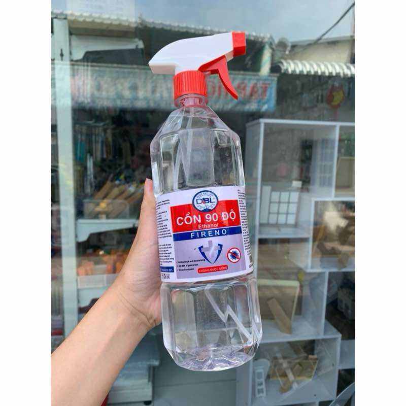 Dung dịch cồn khử khuẩn 90 độ DBL chai 1 lít .