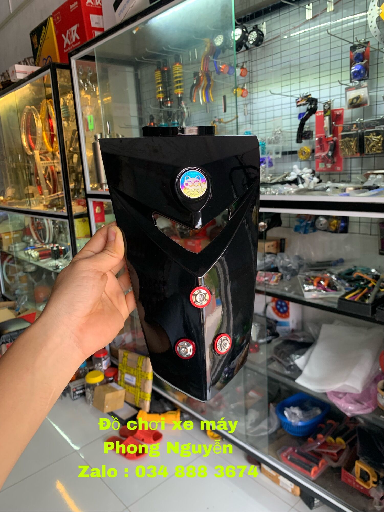 Mặt nạ 3 lỗ si kèm full phụ kiện như hình