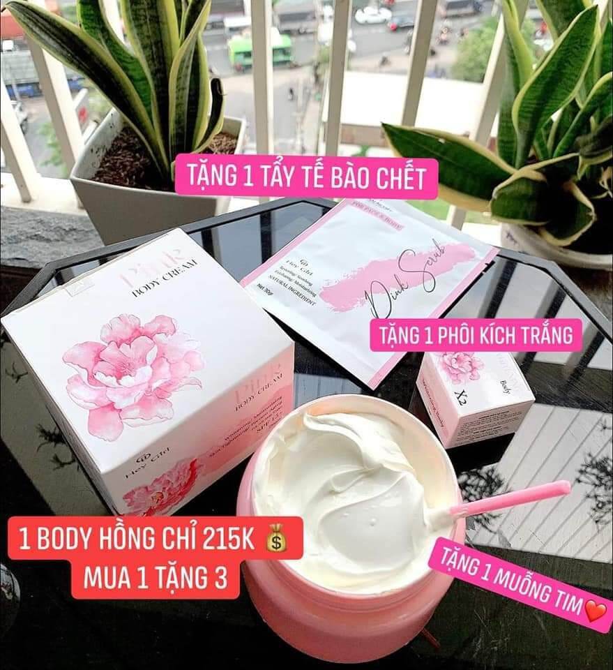 (chính hãng)KEM BODY PINK giá niêm yết cty