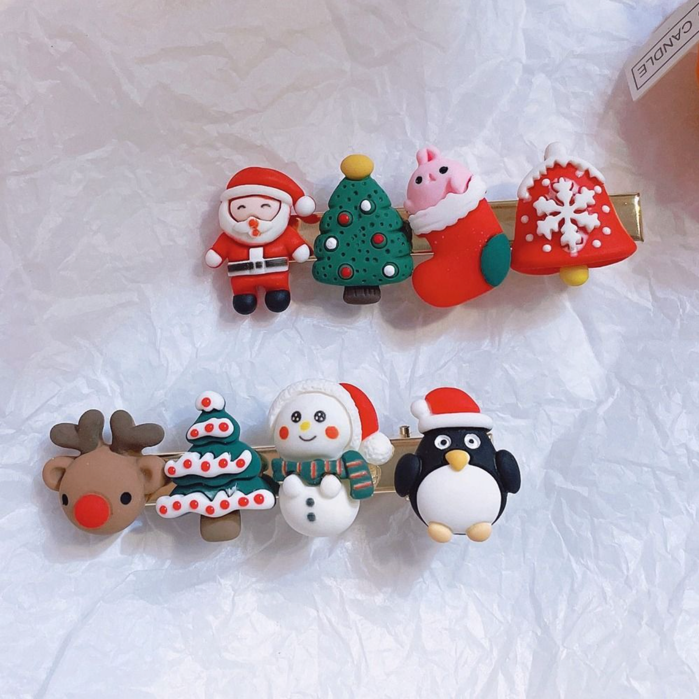 Phụ kiện nail charm bột Noel giáng sinh ( túi 14 cái đến 20 cái )
