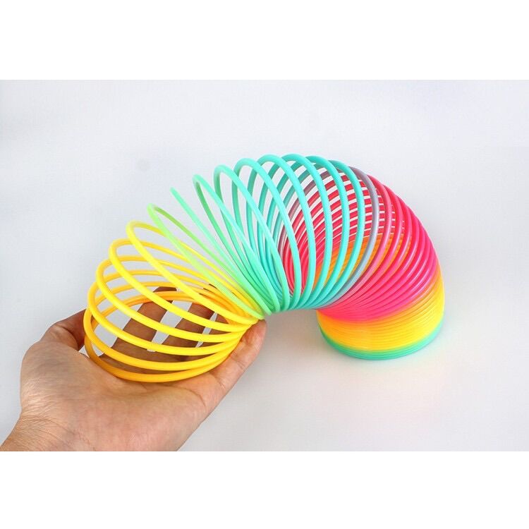 Đồ Chơi Lò Xo Cầu Vòng Ma Thuật 7 Màu 5,5cm