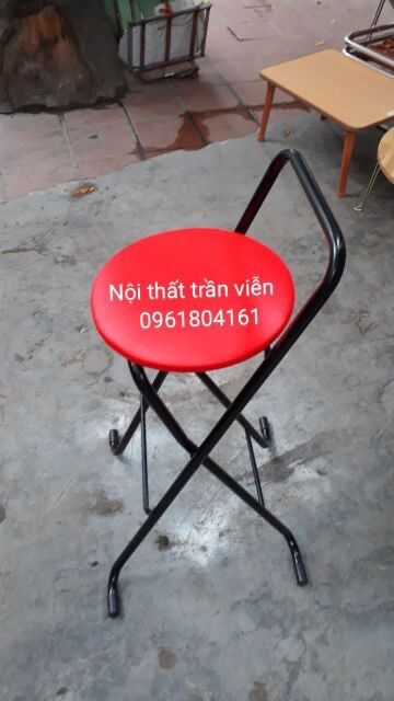 Ghế quầy bar hoà phát gấp gọn cao 70cm