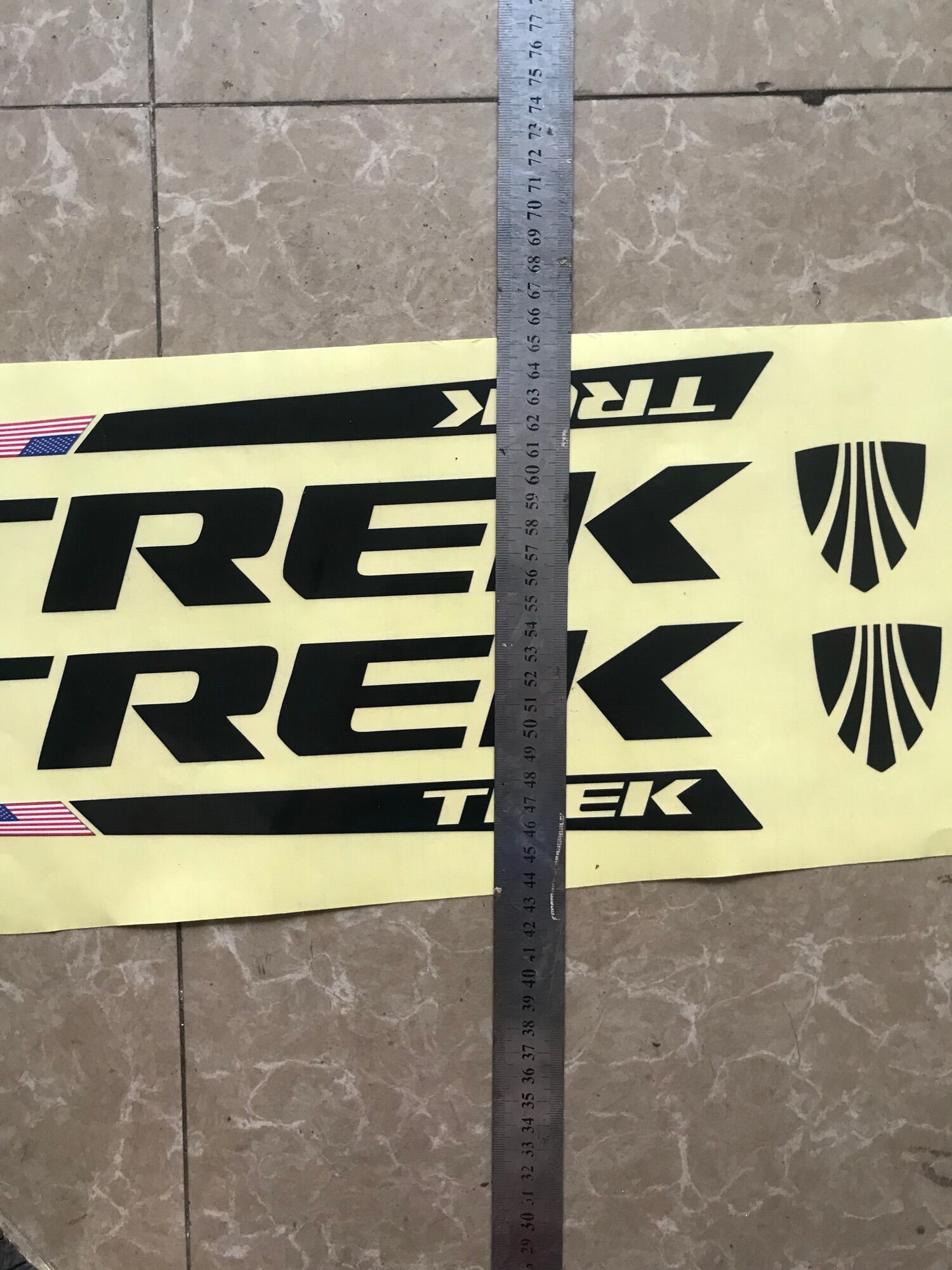 Decal xe đạp TREK