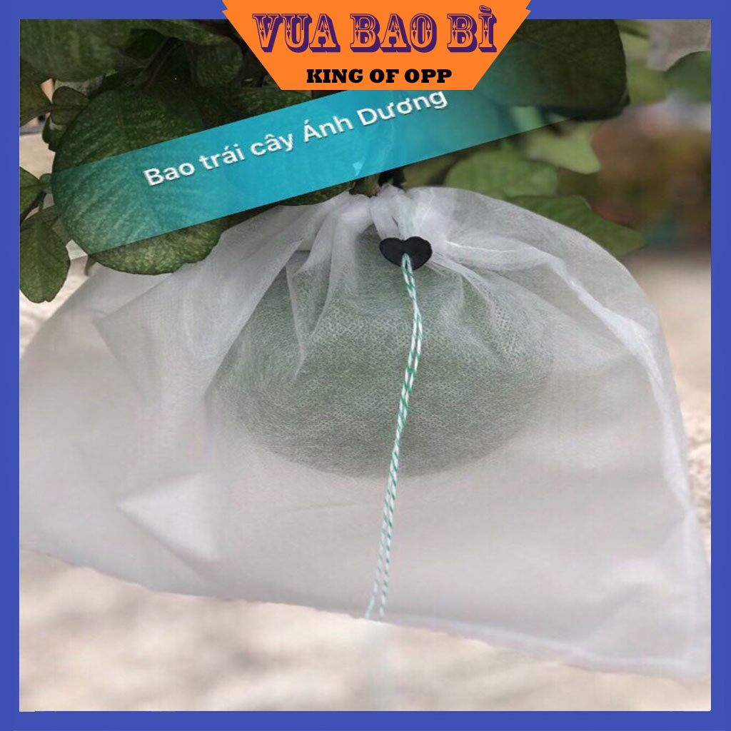 50 túi bao bọc bưởi, bọc xoài ánh dương 30x30.2cm