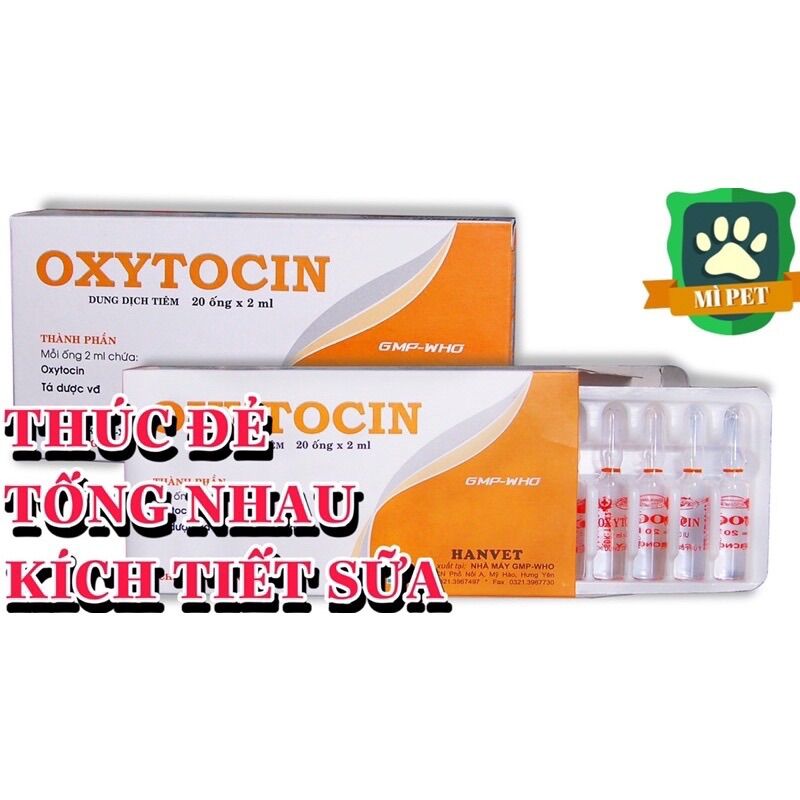 Hanvet Oxytocin 2ml heo, trâu, bò