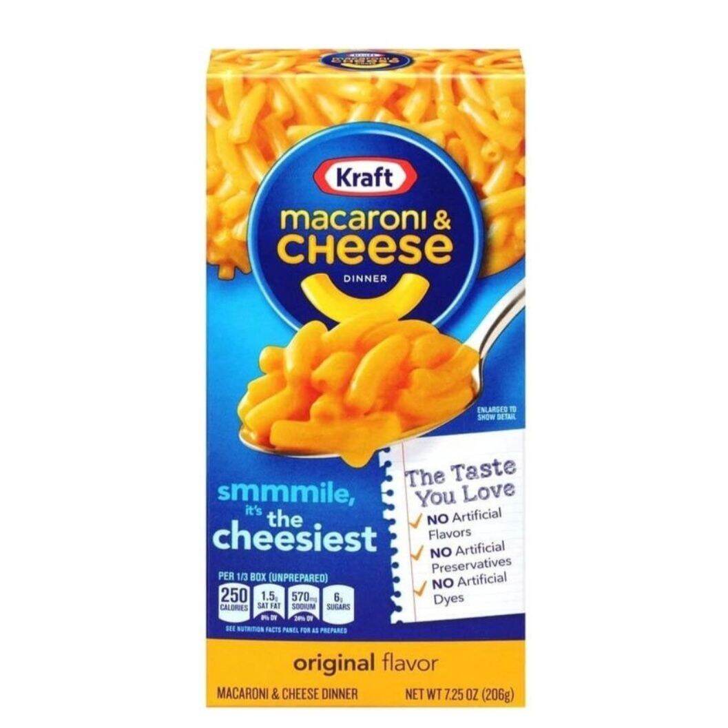 Nui phô mai Kraft Macaroni & Cheese Original Flavor 206g