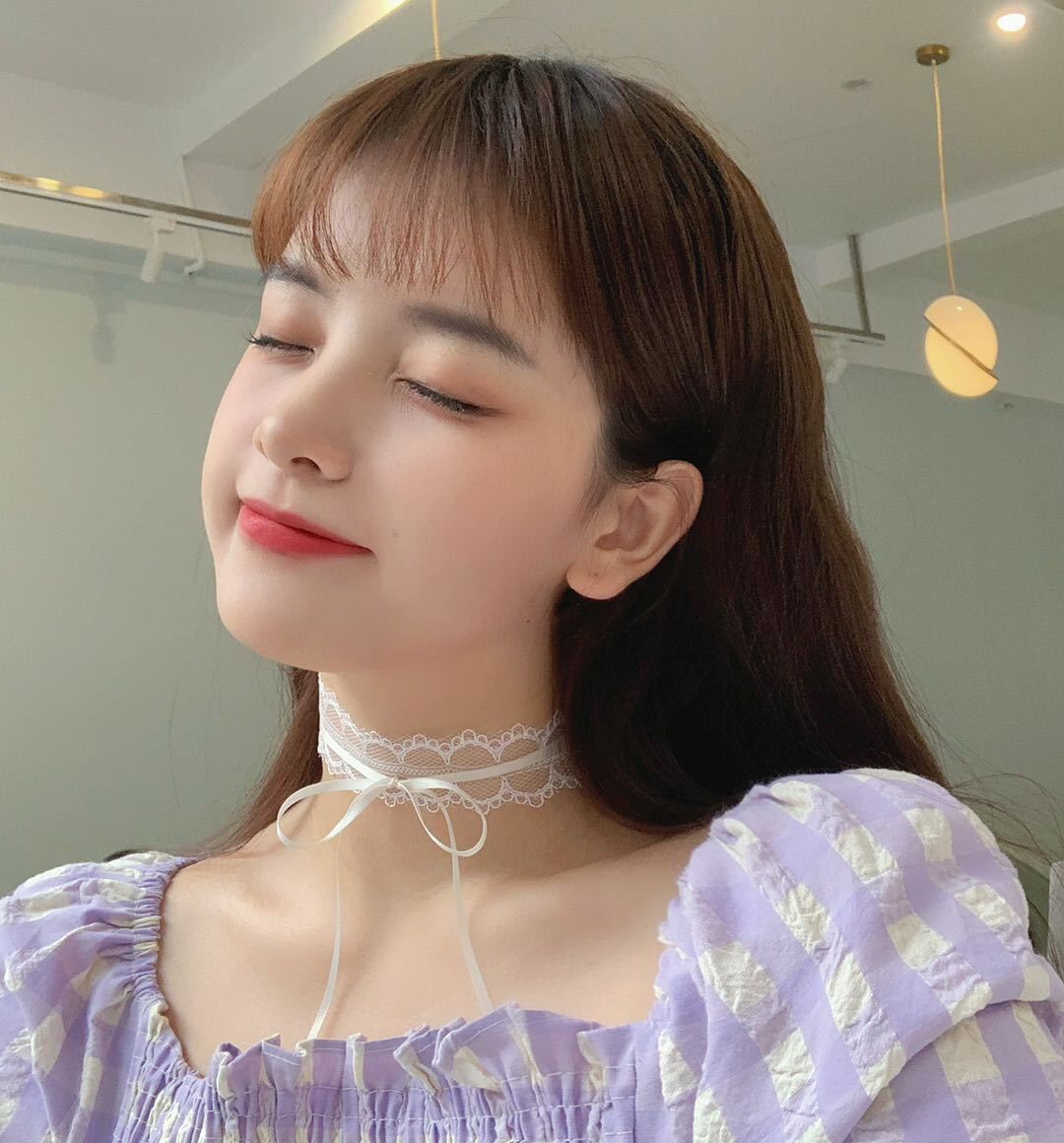Choker ren phối nơ nhỏ siêu xinh