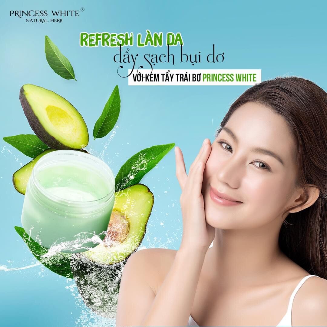 TẨY DA CHẾT FACE PRINCESS WHITE CHÍNH HÃNG