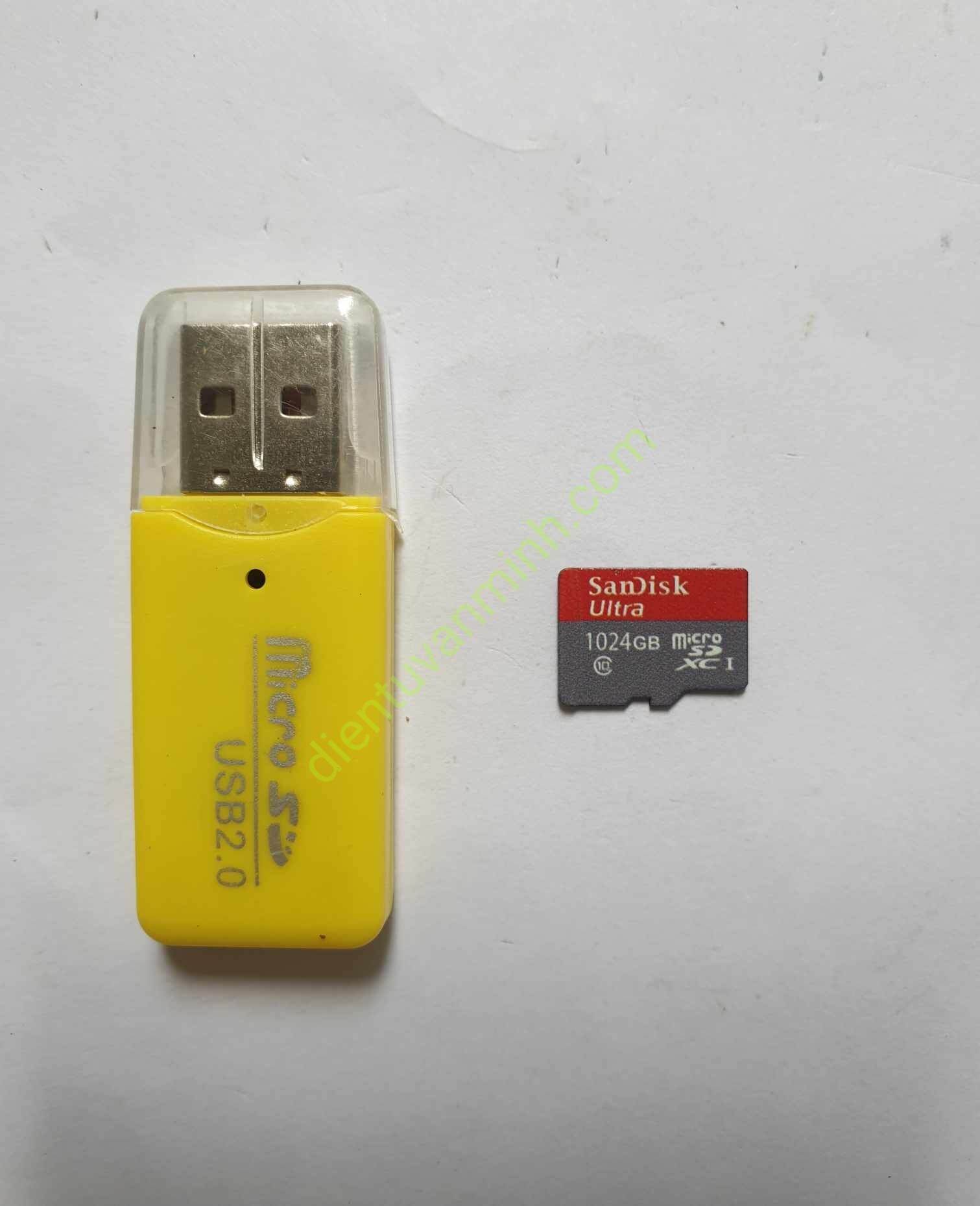 Thẻ nhớ MicroSD Sandisk Ultra 1TB CLASS 10 - Tặng kèm đầu đọc USB