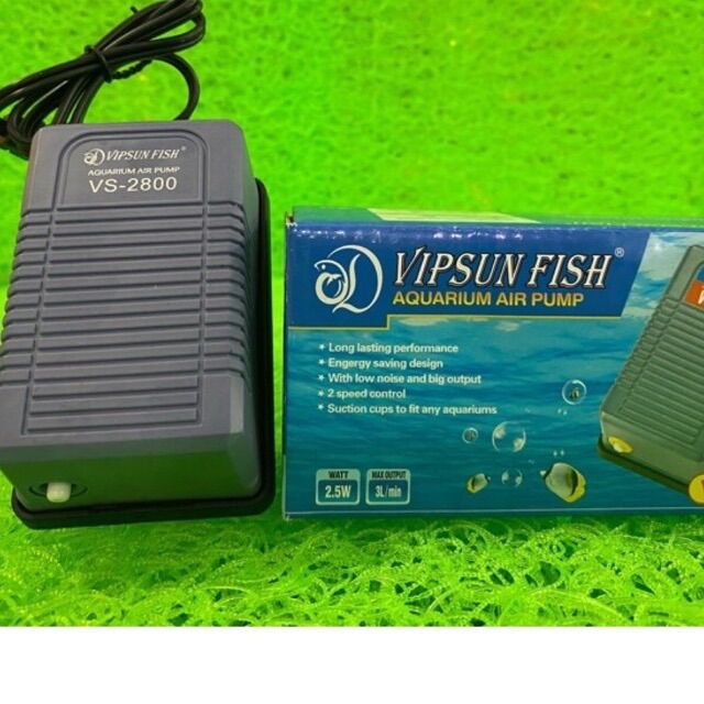 Máy oxi 1 vòi vipsun vs-2800 cho bể cá