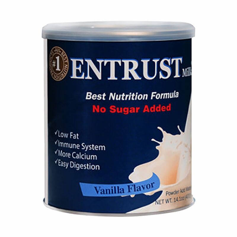 Sữa bột không đường Entrust Mỹ 400g