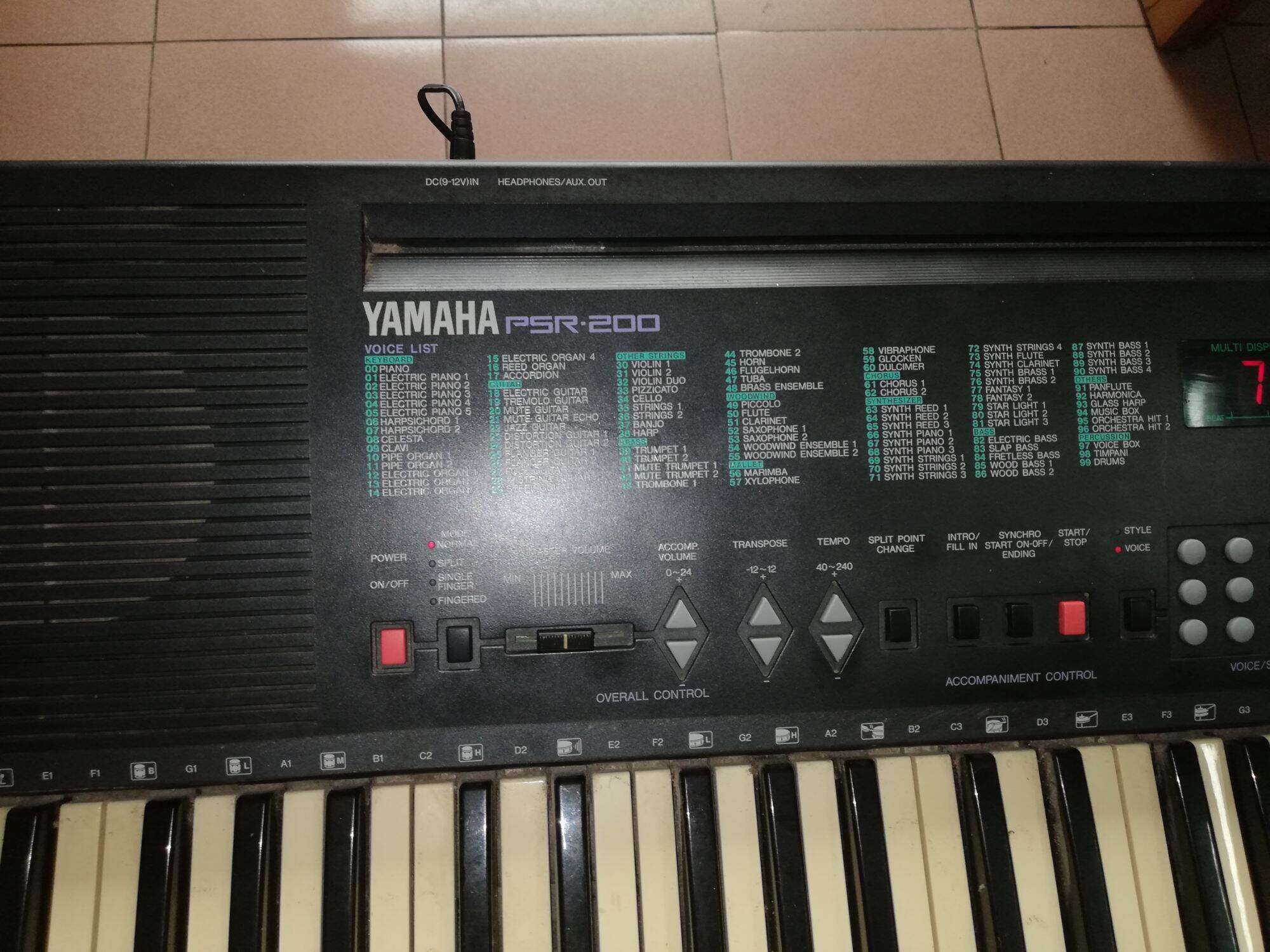 Yamaha Psr 200 Organ