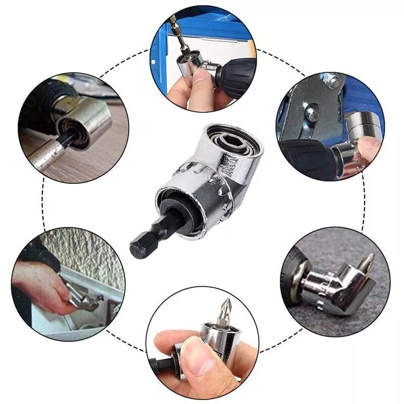 Đầu chuyển hướng khoan bắt vít chân lục giác góc hẹp 105 Độ