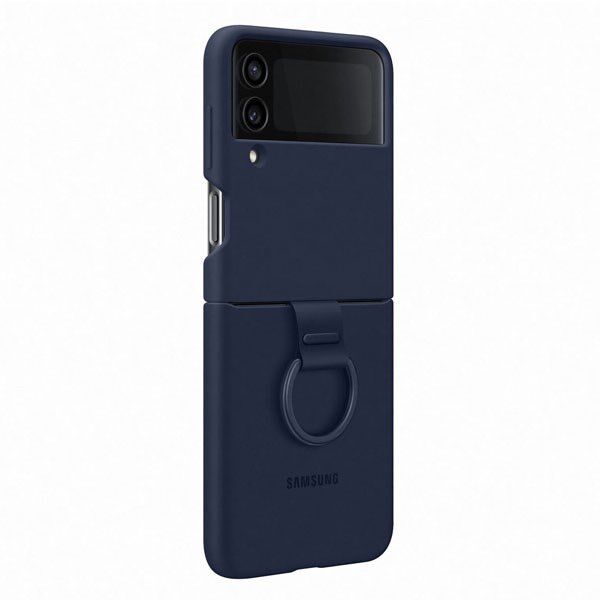 Chính hãng nguyên seal-Ốp lưng Silicone Cover with Ring cho điện thoại Samsung Galaxy Z Flip4/ Z Flip4 5G