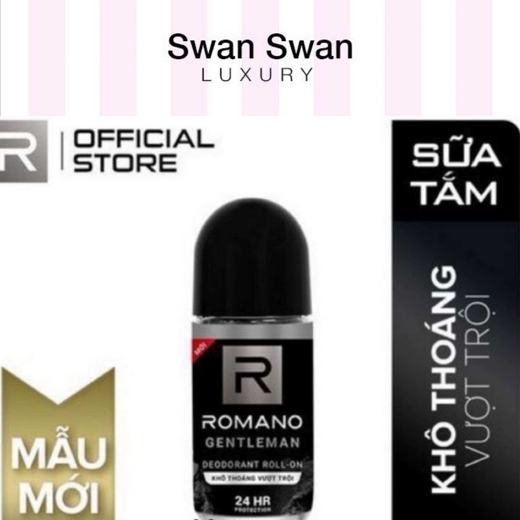 Lăn Khử Mùi Thơm Lâu Nam Romano Gentleman 25ml