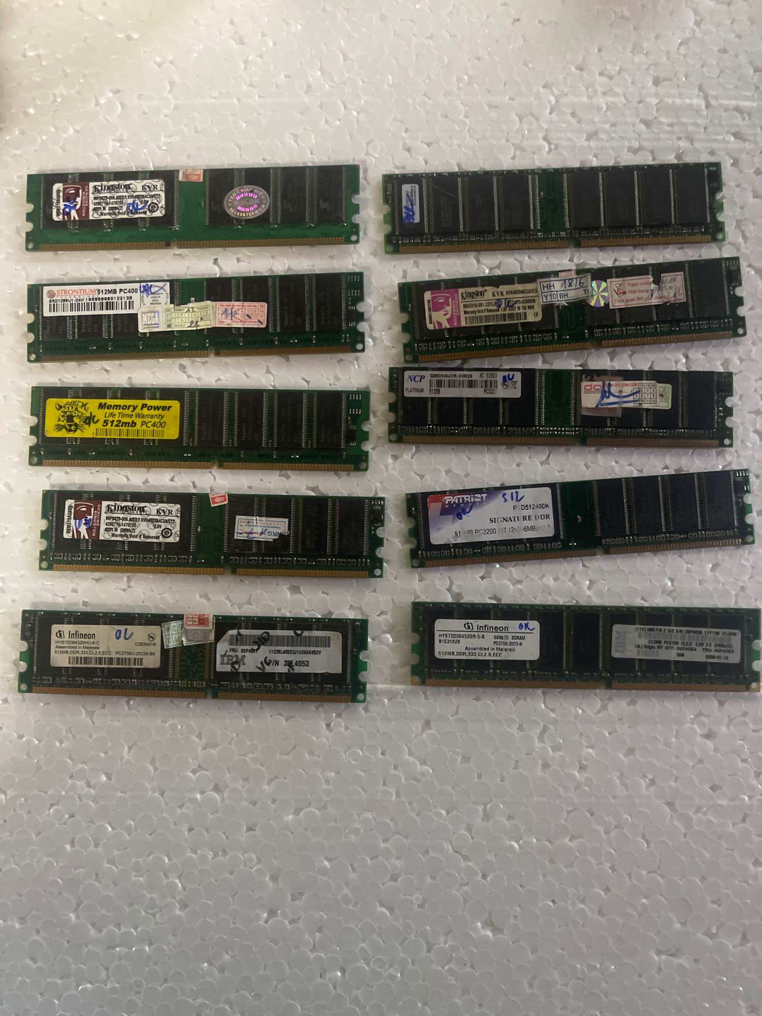 Ram DDR Máy tính để bàn 512M PC 333 PC 400