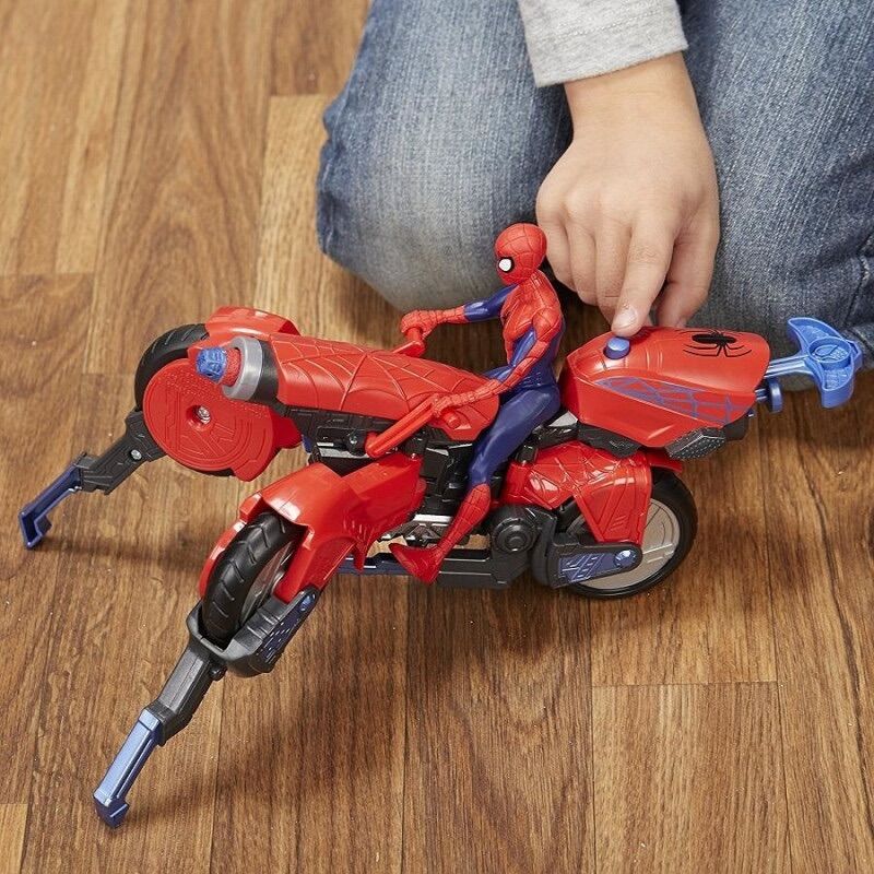 Xe mô tô người nhện Spiderman 3 trong 1