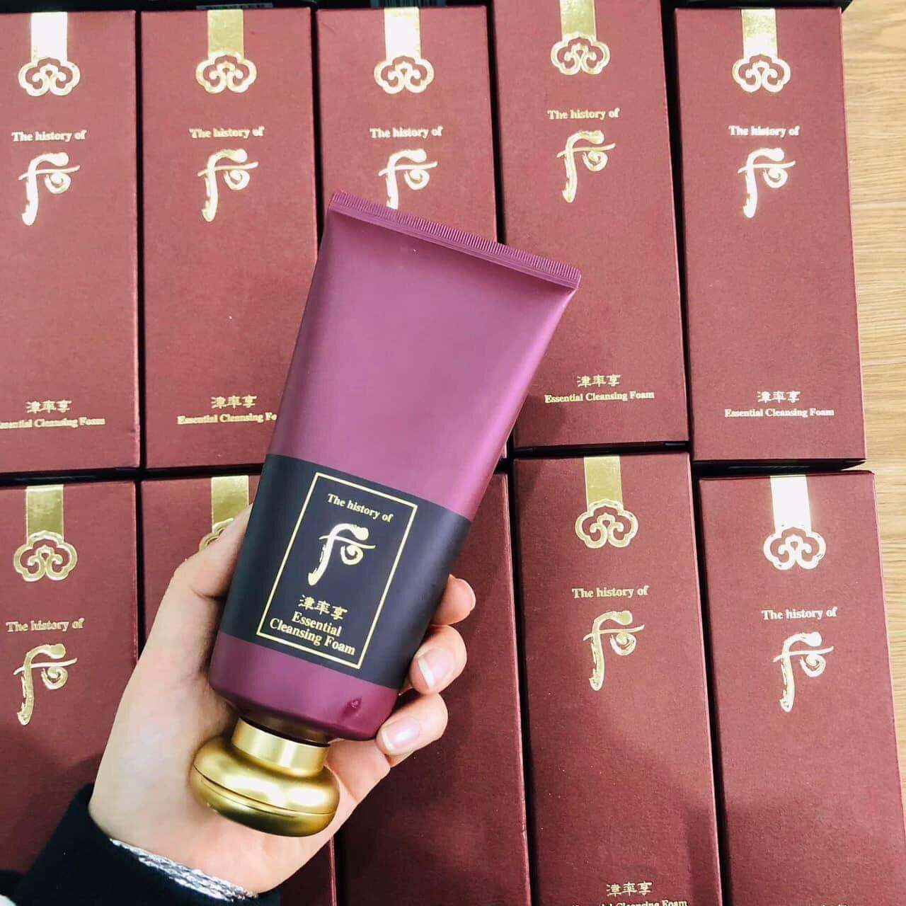 Sữa rửa mặt Whoo đỏ full size tách set