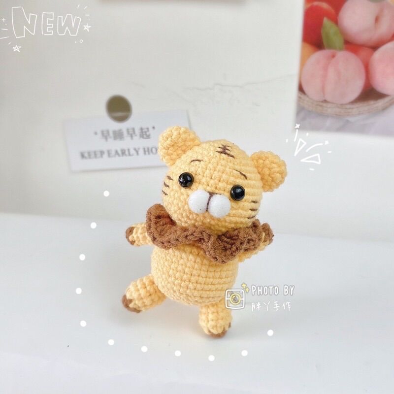 Móc khoá len hình Con Hổ đáng yêu handmade
