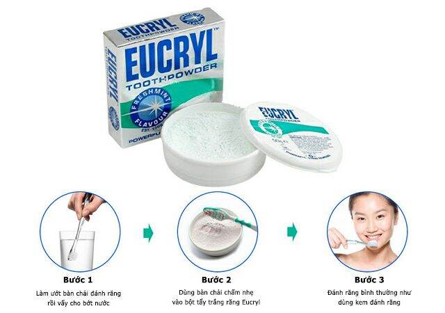 Bột Trắng Răng Eucryl 50g