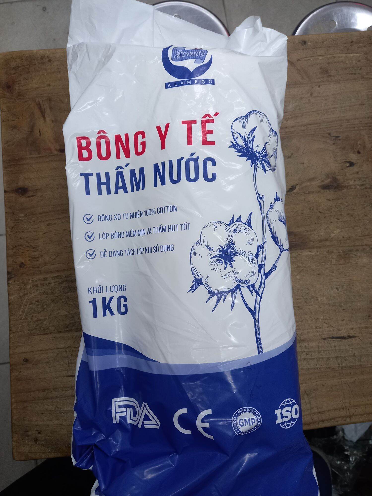 Bông cân y tế 1kg