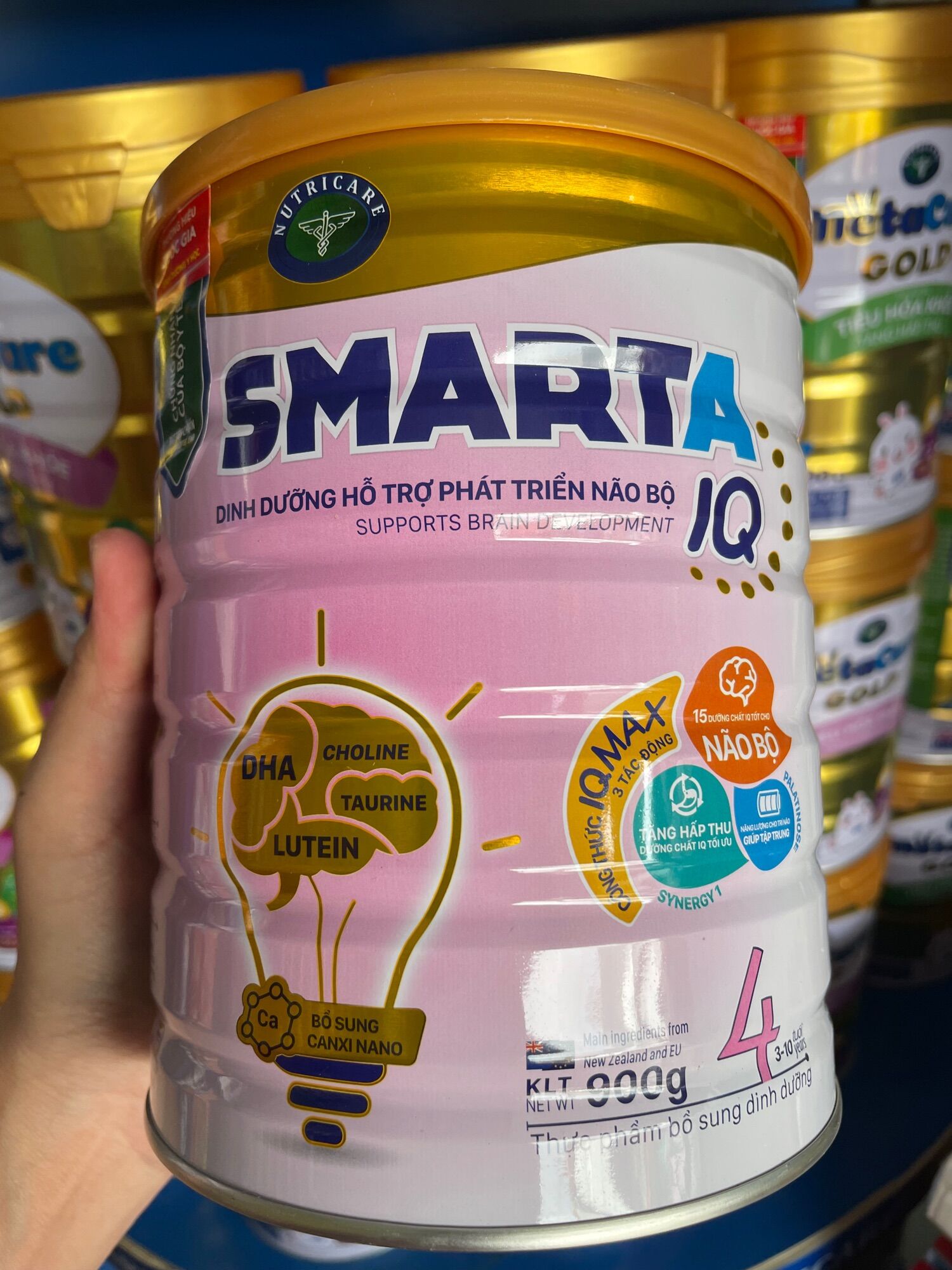 Sữa smarta iq 4 900g date mới